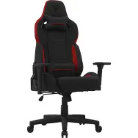 Sense7 Gamingstoel Sentinel, zwart-rood. Ergonomische bureaustoel, computerstoel, draaistoel voor gamers, PC-stoel, chefstoel, geschikt tot 150 kg, 3D-armleuningen, eco-leer, XXL