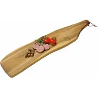 Kesper Serveerplank met handvat Acacia, Snijplank, Bruin