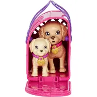 Mattel Adopteer Adopt Puppets Paarse Jurk Pop