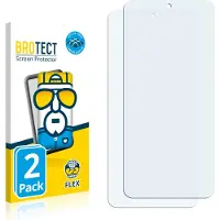 BROTECT - Screenprotector voor Xiaomi 12T Pro - Folie Beschermfolie transparant volledig dekking - 2 Stuks
