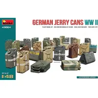 Mini art Modelbouwpakket Militaire voertuigen - 49004 German Jerry Cans WWII Plastic - 1:48 - Modelbouw