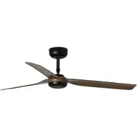 Faro Punt M (Ø130cm) Plafondventilator Black | Walnut | Without light