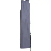 MCW Beschermhoes voor zweefparasol tot 4,3 m (3x3 m), afdekhoes met ritssluiting ~ blauw