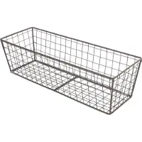 MCW Set van 4 Tanta planchetmanden, badkamermand kastmand opbergrek, metaal met stoffen bekleding