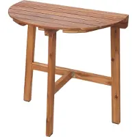 Mendler Klaptafel -L19, tuintafel/balkontafel, voor binnen en buiten, inklapbaar, acaciahout, MVG-gecertificeerd, 71 x 70 x 34 cm