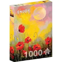 Enjoy Poppies in the Moonlight Puzzel (1000 stukjes)
