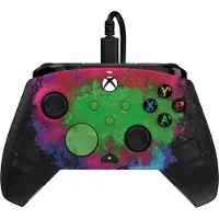 PDP Rematch Glow - Gaming Controller - Xbox Series X|S/Xbox One - Glow in the Dark - Space Dust