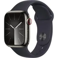 Apple Watch Series 9 4G 41mm Grafiet Rvs Sportband M/L