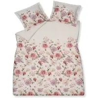 Vandyck Dekbedovertrek Harmony Cream Tan Satijn-240 x 200 / 220 cm | Lits-Jumeaux