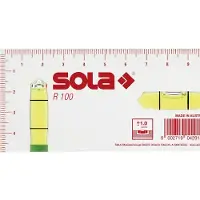 Sola Architecten waterpas 100x50x15mm R 100 Display van 10 stuks (kim waterpas) - 01622142