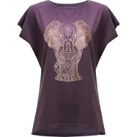 Yogistar Yoga-T-Shirt Batwing „elephant“ - berry/copper