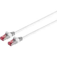 Eneroid Patchkabel cat6A S/FTP PIMF Halogenfrei weiß 7,5m