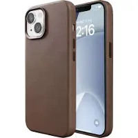 Woodcessories Bruincessories Bio Leather MagSafe iPhone 15 Plus Hoesje Bruin