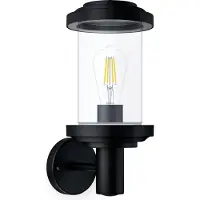 Philips Listra wandlamp - zwart - E27