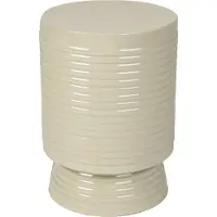 White Label Bijzettafel Sven Side Ivory - Maat S