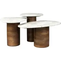 Dutchbone bijzettafel (set van 3) Suki