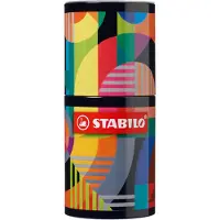 Stabilo point 88 - Fineliner 0.4 mm - ARTY - Ronde Metalen Etui - Met 45 Verschillende Kleuren