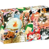 Enjoy Puzzle Curious Cats Puzzel (1000 stukjes)