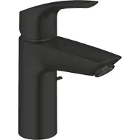 GROHE Eurosmart Wastafelmengkraan - S-size - met trekwaste - matte black 329262433