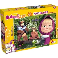 Lisciani - Puzzel - Masha en de Beer 'boottochtje in het park' - Maxi vloerpuzzel 24 stuks