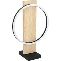 Eglo Tafellamp Boyal Led Zwart Licht Hout 12w