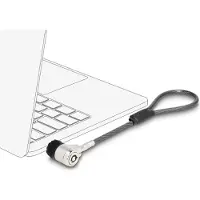 Navilock Laptop Security Cable with Key Lock 15.2 cm for Kensington Slot 3 x 7 mm