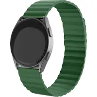 Strap-it Magnetisch siliconen bandje - geschikt voor Xiaomi Watch S1 (Active/Pro) / Watch 2 Pro / Watch S3 / Mi Watch / Amazfit Balance / Bip 5 - groen
