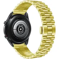 Strap-it Luxe presidential metalen bandje - geschikt voor Polar Ignite / Ignite 2 / Ignite 3 / Unite / Pacer - goud
