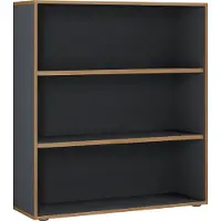 VCM Houten Büro Standplank boekenkast Ordnerplank Boekenkastplank Salia 3-voudig B.100 cm Houten Büro Standplank boekenkast Ordnerplank Boekenkastplank Salia 3-voudig B.100 cm