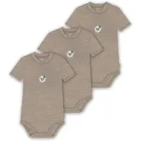 Normani Rompertje/body beige / wit
