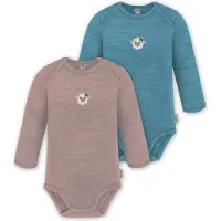 Normani Rompertje/body 'Auckland' blauw / gemengde kleuren / rosa