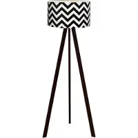 Lux.pro Staande lamp 'Newport', 1 x E27, zwart/wit