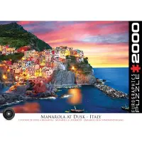 Eurographics Manarola at Dusk - Italy Puzzel (2000 stukjes)