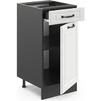 Vicco R-Line Keukenonderkast – 40 cm zonder werkblad Wit Landhuis