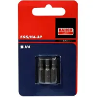 Bahco 3xbits hex2,5 25mm 1/4" standard | 59S/H2.5-3P