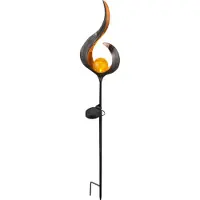 Globo Zonne-tuinverlichting, decoratief, metaal. Zonnepaneellamp voor buiten, buitenverlichting, model 33465