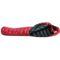 Western Mountaineering - Apache MF - Donzen slaapzak 165 cm, zwart/roze/rood