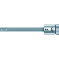 Wera 8740 B HF Binnenzeskant Zyklop Bitdop met 3/8"-aandrijving met vasthoudfunctie, 7,0 x 100,5 mm - 1 stuk(s) - 05003038001