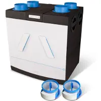 Orcon HRC-425 SmartComfort WTW unit - 425m3/h - Met 2- zoneregeling & voorverwarmer