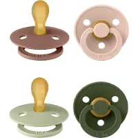 BIBS - Pacifier Colour 2 PACK - Blush & Sage - Size 1