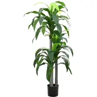 vidaXL Kunstboom Dracaena 36 bladeren 180 cm groen