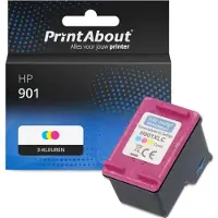 PrintAbout Huismerk HP 901 (CC656AE) Inktcartridge 3-kleuren