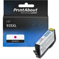 PrintAbout Huismerk HP 935XL (C2P25AE) Inktcartridge Magenta Hoge capaciteit