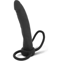 Easytoys Men Only Men Only - Dildo met Penisring - Zwart