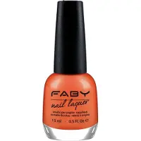Faby nagellak A Long Summer dames 15 ml vegan koraaloranje