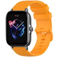 Strap-it Luxe siliconen bandje - geschikt voor Xiaomi Amazfit Bip / Bip Lite / Bip S / Bip U Pro / Amazfit GTS 1-2-3-4 / Amazfit GTR 42mm - oranje