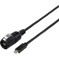 TRU COMPONENTS TC-12770464 USB-C-adapter inclusief 1 m kabel 1 stuk(s)