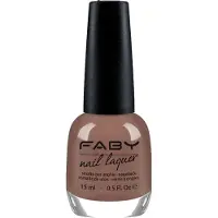 Faby nagellak Footprints on the Beach dames 15 ml vegan taupe