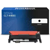 PrintAbout Toner CLT-K406S (SU118A) Zwart geschikt voor Samsung