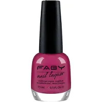 Faby nagellak The queen of flowers dames 15 ml vegan donkerroze